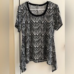 Kim Rogers Zebra Print Tunic
